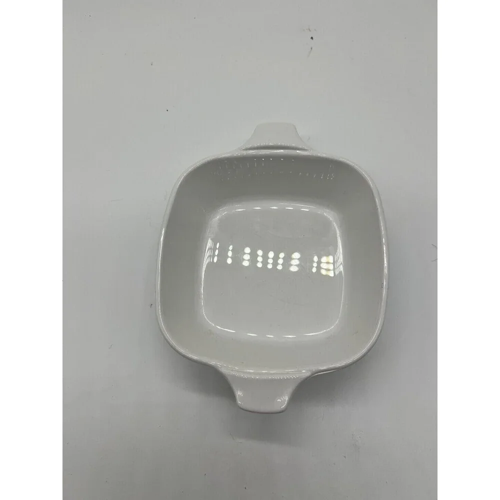 Vintage CorningWare Cornflower Baking Dish P-41-B 1 3/4 Cup White Blue USA